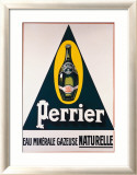 Perrier Estampe encadrée
