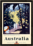 Australia Queensland Rain Forest Lámina giclée enmarcada Australia Queensland Rain Forest Lámina giclée enmarcada