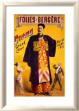 Folies Bergeres, Chinese Giant Estampe encadrée par Jacobi 