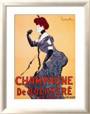 Champagne de Rochecre Lámina giclée enmarcada por Leonetto Cappiello