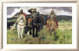 Bogatiri Prints by Victor Mikhailovich Vasnetsov