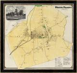 White Plains, New York, c.1868 Innrammet Giclee-trykk av Frederick W. Beers White Plains, New York, c.1868 Innrammet Giclee-trykk av Frederick W. Beers