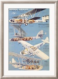 Imperial Airways Estampe encadrée