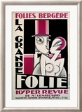 Folies-Bergere, La Grande Folie Indrammet giclee-tryk af Pico