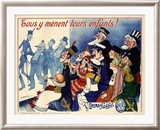 Cinema Pathe Innrammet Giclee-trykk av Adrien Barrere Cinema Pathe Innrammet Giclee-trykk av Adrien Barrere