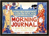 Journal du matin Estampe encadrée par Louis John Rhead