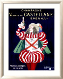 Champagne Vicomte de Castellane Epernay Estampe encadrée par Leonetto Cappiello