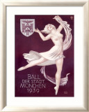 Ball Der Stadt Munchen Framed Giclee Print by Richard Klein
