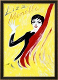 Liza Minelli Estampe encadrée par Junot 