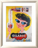 Gilardi, Le Vin en Soleille Framed Giclee Print by Georges Renevey