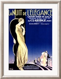 Nuit Elegance Framed Giclee Print by Aleardo Villa