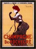 Champagne de Rochegre Lámina giclée enmarcada por Leonetto Cappiello
