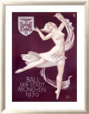 Ball Der Stadt Munchen Framed Giclee Print by Richard Klein