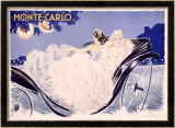 Monte Carlo Oprawiona reprodukcja giclee autor Louis Icart Monte Carlo Oprawiona reprodukcja giclee autor Louis Icart