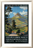Le Puy Griou Lámina giclée enmarcada por Constant Leon Duval Le Puy Griou Lámina giclée enmarcada por Constant Leon Duval