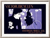 Victor Bicycles Innrammet Giclee-trykk av William H. Bradley Victor Bicycles Innrammet Giclee-trykk av William H. Bradley