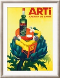 Aperitif Arti Estampe encadrée par Robys (Robert Wolff) 