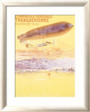 Billancourt to Paris by Dirigible Airship Lámina giclée enmarcada Billancourt to Paris by Dirigible Airship Lámina giclée enmarcada