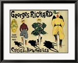 Georges Richard Estampe encadrée par Fernand Fernel