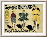 Georges Richard Estampe encadrée par Fernand Fernel