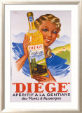 Diege Framed Giclee Print by Henry Le Monnier