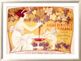 Liga vinícola de Francia Lámina giclée enmarcada por Manuel Orazi Liga vinícola de Francia Lámina giclée enmarcada por Manuel Orazi