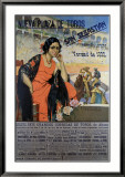 Corrida a San Sebastien Framed Giclee Print by Ruano Elopis