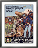 Reszveny Serfozde Estampe encadrée par Paul Foldes