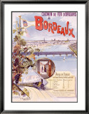 Bordeaux Framed Giclee Print by Hugo D'Alesi