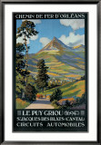 Le Puy Griou Estampe encadrée par Constant Leon Duval