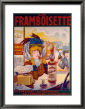 La Framboisette Estampe encadrée par Francisco Tamagno