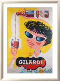 Gilardi, Le Vin en Soleille Framed Giclee Print by Georges Renevey