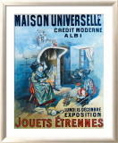 Maison Universelle Framed Giclee Print by B. Kaufmann