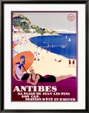 Antibes Estampe encadrée