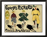 Georges Richard Estampe encadrée par Fernand Fernel