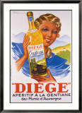 Diege Estampe encadrée par Henry Le Monnier
