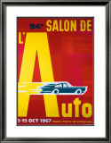 54e Salon de l'Automobile Lámina giclée enmarcada por Pierre Fix-Masseau 54e Salon de l'Automobile Lámina giclée enmarcada por Pierre Fix-Masseau