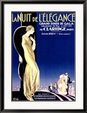 Nuit Elegance Framed Giclee Print by Aleardo Villa