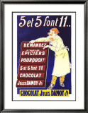 Chocolat Jules Damoy Poster by Vavasseur 
