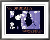 Bicicletas Victor Lámina giclée enmarcada por William H. Bradley