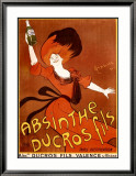 Absinthe Ducros Fils Lámina giclée enmarcada por Leonetto Cappiello