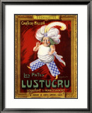 Les Pates Lustucru Lámina giclée enmarcada por Leonetto Cappiello Les Pates Lustucru Lámina giclée enmarcada por Leonetto Cappiello