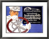 Automobil Ausstellung Innrammet Giclee-trykk av Lucian Bernhard Automobil Ausstellung Innrammet Giclee-trykk av Lucian Bernhard