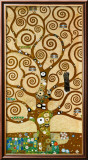 Árbol de la vida Lámina por Gustav Klimt