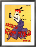 The Absinthe Gempp Pernod Estampe encadrée par Leonetto Cappiello