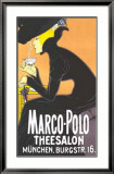 Marco-Polo Thee Salon Lámina enmarcada de edición limitada