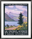 Lac Chambon, Auvergne Lámina giclée enmarcada por Constant Leon Duval Lac Chambon, Auvergne Lámina giclée enmarcada por Constant Leon Duval