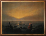 Mondaufgang Am Meer Affiches par Caspar David Friedrich