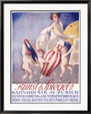 Kunst and Spiegel Innrammet Giclee-trykk av Joseph Beilin