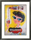 Gilardi, Le Vin en Soleille Framed Giclee Print by Georges Renevey